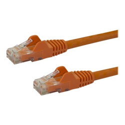 StarTech.com 2m CAT6 Ethernet Cable, 10 Gigabit Snagless RJ45 650MHz 100W PoE Patch Cord, CAT 6 10GbE UTP Network Cable w Strain Relief, Orange, Fluke Tested Wiring is UL Certified TIA - Category 6 - 24AWG (N6PATC2MOR) - Patch kabel - RJ-45 (M) do RJ-45 (M) - 2 m - UTP - CAT 6 - provedení bez hrbolku - oranžová