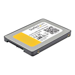 StarTech.com Dual M.2 SATA Adapter with RAID - 2x M.2 SSDs to 2.5in SATA (6Gbps) RAID Adapter Converter with TRIM Support (25S22M2NGFFR) - Radic úložište (RAID) - M.2 - 2 Kanál - M.2 Card - RAID 0, 1, JBOD, BIG - SATA 6Gb s - cerná, stríbrná