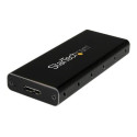 StarTech.com M.2 SSD Enclosure for M.2 SATA SSDs - USB 3.1 (10Gbps) with USB-C Cable - External Enclosure for USB-C Host - Aluminum (SM21BMU31C3) - Kryt úložište - M.2 - SATA 6Gb s - USB 3.1 (Gen 2) - cerná, stríbrná - pro P N: TBLT3MM1MA, TBLT3MM2M, TBLT3MM2MA