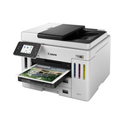 Canon MAXIFY GX7150 MegaTank - Multifunkcní tiskárna - barva - tryskový - CISS - Legal (216 x 356 mm), A4 (210 x 297 mm) (originální) - A4 Legal (média) - až 24 ipm (tisk) - 600 listy - 33.6 Kbps - USB 2.0, Wi-Fi(n), LAN