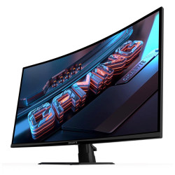 GIGABYTE LCD - 32" Gaming monitor GS32QCA, Prohnutý VA 1500R, 2560x1440 QHD, 180Hz, 3500:1, 250cd m2, 1ms, 2xHDMI, 1xDP