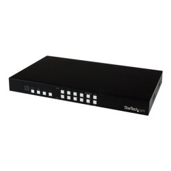 StarTech.com 4x4 HDMI Matrix Switch with Picture-and-Picture Multiviewer or Video Wall - 4x4 Matrix Switch with Video Combining (VS424HDPIP) - Spínac video audio - desktop - pro P N: SVA12M5NA