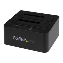 StarTech.com Dual-Bay USB 3.0 eSATA to SATA Hard Drive Docking Station, USB Hard Drive Dock, External 2.53.5 SATA IIIIII, SSDHDD Docking Station, Hot-Swap Hard Drive Bays - Top-Loading - Radic úložište - 2.5", 3.5" - SATA 6Gb s - eSATA 6Gb s, USB 3.0 - cerná - pro P N: SVA12M5NA