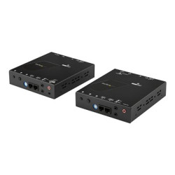 StarTech.com HDMI over IP Extender Kit with Video Wall Support - 1080p - HDMI over CAT5e CAT6 Transmitter and Receiver Kit (ST12MHDLAN2K) - Sériový nástavec video audio infracervený - HDMI - až 100 m - kompatibilní s TAA - pro P N: ST12MHDLAN2R