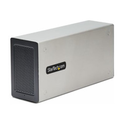 StarTech.com Thunderbolt 3 PCIe Expansion Chassis, Enclosure Box W Dual PCI-E Slots, External PCIe Slots for Laptops Desktops All-In-Ones, 8K 4K Output Via TB3 DP 1.4 Ports - For PCI Express Cards (2TBT3-PCIE-ENCLOSURE) - Systémový bus extender - DP - 120 Watt - kompatibilní s TAA