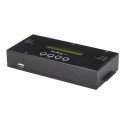 StarTech.com 1:1 Hard Drive Duplicator and Eraser for 2.5" 3.5" SATA (I II III) & SAS (I II) HDD SSD - LCD & RS-232 - Cloner & Wiper (SATSASDUPE11) - Solid state hard drive duplicator - 1 zásuvky (SATA-600 SAS-2)