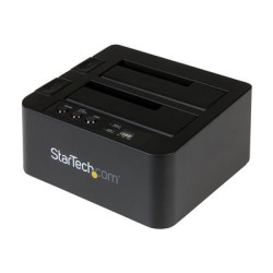 StarTech.com Standalone Hard Drive Duplicator, Dual Bay HDDSSD ClonerCopier, USB 3.1 (10 Gbps) to SATA III (6Gbps) HDDSSD Docking Station, Hard Disk Duplicator Dock - Hard Drive Cloner - Duplikátor pevného disku - 2 zásuvky (SATA-300) - pro P N: TBLT3MM1MA, TBLT3MM2M, TBLT3MM2MA
