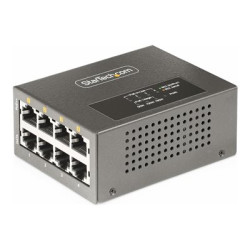 StarTech.com 4-Port Multi-Gigabit PoE++ Injector, 5 2.5G Ethernet (NBASE-T), PoE PoE+ PoE++ (802.3af 802.3at 802.3bt), 160Watts Power Budget, Wall DIN Rail Mountable - Unmanaged, For IP Cameras Wireless APs POSs (AS445C-POE-INJECTOR) - Dávkovac energie (DIN rail mountable wall) - 160 Watt - výstupní konektory: 4 - cerná - kompatibilní s TAA