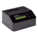 StarTech.com USB 3.0 Hard Drive Eraser Dock for 2.5" & 3.5" SATA SSD HDD + 4Kn Drive - LCD RS232 - Secure Erase HDD Wiper Docking Station (SDOCK1EU3P2) - Hard drive eraser - 2.5" 3.5" - SATA 6Gb s - cerná - pro P N: SVA12M5NA