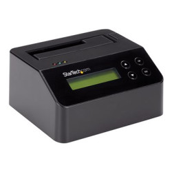 StarTech.com USB 3.0 Hard Drive Eraser Dock for 2.5" & 3.5" SATA SSD HDD + 4Kn Drive - LCD RS232 - Secure Erase HDD Wiper Docking Station (SDOCK1EU3P2) - Hard drive eraser - 2.5" 3.5" - SATA 6Gb s - cerná - pro P N: SVA12M5NA