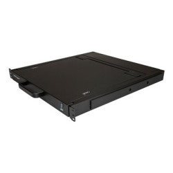 StarTech.com Rackmount KVM Console, Single Port VGA KVM with 17" LCD Monitor for Server Rack, Fully Featured Universal 1U LCD KVM Drawer with Cables & Hardware, USB Support, 50,000 MTBF - LCD KVM Concole Drawer (RKCONS1701) - KVM konzole s prepínac KVM - 1 porty - USB - 17" - pripevnitelný na regál - 1280 x 1024 @ 60 Hz - 250 cd m? - 1000:1 - 5 ms - VGA - cerná - 1U