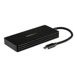 StarTech.com M.2 SSD Enclosure for M.2 SATA Drives - USB 3.1 - USB-C - Kryt úložište - M.2 - M.2 Card - USB 3.1 (Gen 2) - cerná - pro P N: PEXUSB321C