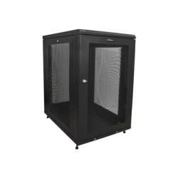 StarTech.com 18U Server Rack Cabinet, 4-Post Adjustable Depth (2" to 30") Network Equipment Rack Enclosure w Casters Cable Management Shelf Locking Dell PowerEdge, HP ProLiant ThinkServer - 18U Rack Cabinet (RK1833BKM) - Rozvadec stojanový skrín - 18U - 31"