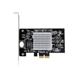 StarTech.com 1-Port 10Gbps PCIe Network Adapter Card, Network Card for PC Server, Low Profile PCIe Ethernet Card w Jumbo Frame Support, NIC LAN Interface Card - Marvell AQC113CS Chipset, PXE Boot (ST10GSPEXNB2) - Sítový adaptér - PCIe 3.0 x2 - 10 Gigabit Ethernet x 1 - cerná