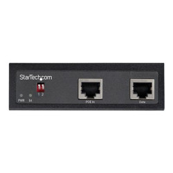 StarTech.com Industrial Gigabit PoE Splitter, 90W High Speed Power over Ethernet PoE+++ Splitter, 12-48V DC Splitter 802.3bt, LAN RJ45 Ultra PoE to DC Adapter, -40C to +75C, High Power - Gigabit PoE Splitter (POESLT1G48V) - Separátor PoE (montovatelný na DIN kolejnici) - 90 Watt - výstupní konektory: 2