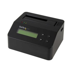 StarTech.com USB 3.0 Hard Drive Eraser Dock for 2.5" & 3.5" SATA IDE SSD HDD + mSATA & M.2 - Standalone Secure Erase Wiper & Sanitizer (SDOCK1EU3P) - Hard drive eraser - cerná - pro P N: SVA12M5NA