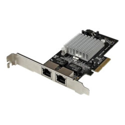 StarTech.com Dual Port PCI Express (PCIe x4) Gigabit Ethernet Server Adapter - 2 Port Network Card - Intel i350 NIC - GbE Network Card (ST2000SPEXI) - Sítový adaptér - PCIe 2.1 x4 - Gigabit Ethernet x 2