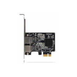 StarTech.com 2-Port Gigabit PCIe Network Adapter Card, TAA Compliant - Sítový adaptér - PCIe - Gigabit Ethernet x 2 - cerná - kompatibilní s TAA