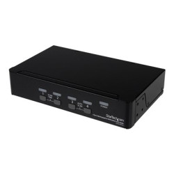 StarTech.com 4 Port DisplayPort KVM Switch w Audio - USB, Keyboard, Video, Mouse, Computer Switch Box for 2560x1600 DP Monitor (SV431DPUA) - Prepínac KVM audio USB - 4 x KVM zvuk USB - 1 místní uživatel - desktop - pro P N: DP4N1USB6, IM12D1500P, SV431RACK, SVA12M2NEUA, SVA12M5NA