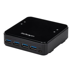 StarTech.com USB 3.0 Peripheral Sharing Switch - 4 USB 3.0 x 4 Computers - Mac Windows Linux - USB A B Switch - USB Switch (HBS304A24A) - Rozbocovac - 8 x SuperSpeed USB 3.0 - desktop