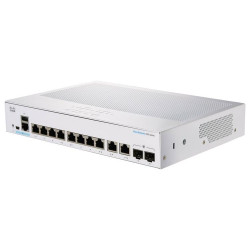 Cisco switch CBS350-8T-E-2G-EU (8xGbE,2xGbE SFP combo,fanless) - REFRESH
