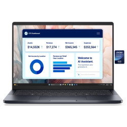 DELL NTB Pro 14 Premium PA14250 U7-268V Evo 32GB 512SSD 14" FHD+ IR Cam & Mic WLAN vPro Backlit Kb W11 Pro 3Y PS NBD