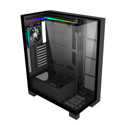 FSP U691-BP Big Tower Transpar. Černá