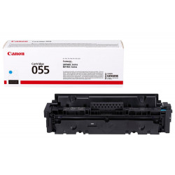 Canon originální toner CRG-055C (azurový, 2100str.) pro Canon MF742Cdw, MF744Cdw, MF746Cx, LBP663Cdw, LBP664Cx