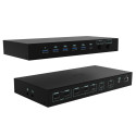 i-tec USB-C KVM Docking station for 3 Hosts, Dual Display, 2x Power Delivery (1x 92W 2x 65W)