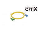 OPTIX E2000 APC-SC optický patch cord 09 125 1m G657A