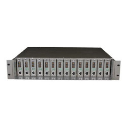 TP-Link TL-MC1400 - Modulární expanzní báze - 2U k upevnění na regál - pro P N: TL-SG3210XHP-M2 V2.6, TL-SG3452XP V1