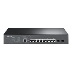 TP-Link JetStream TL-SG3210 V3.6 - Přepínač - L2+ - řízený - 8 x 10 100 1000 + 2 x gigabitů SFP - Lze montovat do rozvaděče