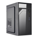 EUROCASE skříň ML M6-590B, Mini Tower, 1xUSB-C, 2x USB 3.0, 2x audio, černá