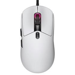 COUGAR herní myš drátová MINOS NEO WHITE, 6 tl., čip PixArt 3327, 6000dpi, 220 IPS, 63g, USB-A, Ultraflex kabel 1.8m