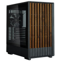 Zalman skříň P10 Namu miniT 3x120mm fan USB 3.0 USB-C dřevěné doplňky černá