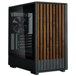 Zalman skříň P10 Namu miniT 3x120mm fan USB 3.0 USB-C dřevěné doplňky černá