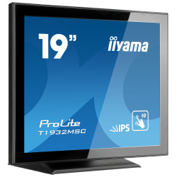 19" iiyama T1932MSC-B5X - IPS, FullHD, 14ms, 250cd m2, VGA, HDMI, DP,