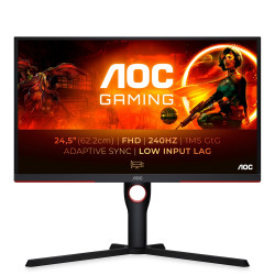 AOC 25G3ZM-BK 24,5" VA FHD 240Hz 0,5ms Blck-Red 3R