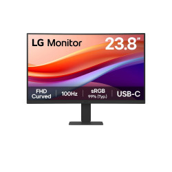 LG 24U421A-B LCD VA/PVA/MVA 23,8" 1920 x 1080 5ms 220nitů 3 000:1 100Hz    USB-C  Černá