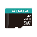 ADATA MicroSDXC karta 256GB Premier Pro UHS-I V30S (R:100 W:80 MB s) + SD adaptér