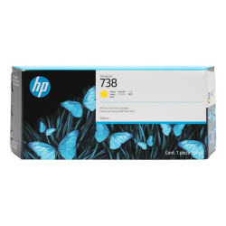 HP Ink Cartridge 738 Yellow 300 ml
