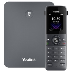 Yealink W73P, IP DECT báze+ručka, PoE, 1,8" barevný displej, až 10 ruček, 10x SIP