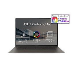 ASUS Zenbook S 16 OLED UM5606WA-OLED221X 16" RAI9-HX370 32 GB 1 TB AMD Radeon W11P