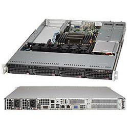 SUPERMICRO 1U chassis 4x 3,5" HS SAS SATA, 2x500W (80PLUS Platinum), WIO, X11