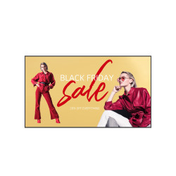 LG 98" signage 98UM5K-B UHD, 16 7, 500nit, 25% Haze, webOS 6.0