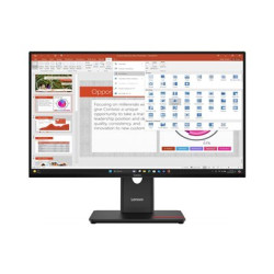 Lenovo ThinkVision T27-40 - LED monitor - 27" - 1920 x 1080 Full HD (1080p) @ 120 Hz - IPS - 300 cd m? - 1500:1 - 4 ms - HDMI, VGA, DisplayPort - černá eclipse