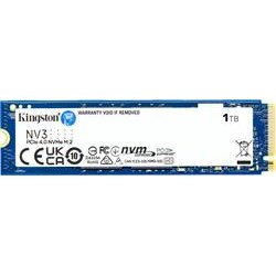 Kingston SSD 1000GB NV3 NVMe™ PCIe M.2 2280 (ctení zápis: 6000 5000MB s;)
