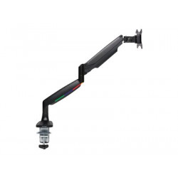 Kensington SmartFit One-Touch Height Adjustable Single Monitor Arm - Montážní sada - pro obrazovka (nastavitelné rameno) - velikost obrazovky: 13"-32" - na stůl, svorka ve tvaru C, průchodka, upevnitelné na stůl