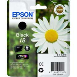 Inkoustová cartrige, Epson, Expression Home XP-102, XP-402, XP-405, black, T1801, 5,2ml.