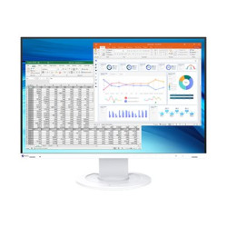 EIZO FlexScan EV2410R-WT - S FlexStand - LED monitor - 24.1" - 1920 x 1200 WUXGA - IPS - 350 cd m? - 1300:1 - 5 ms - HDMI, DVI-D, DisplayPort - reproduktory - bílá